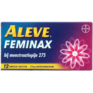 Aleve Feminax bij menstruatiepijn, 12 tabletten