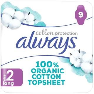 Always Organic cotton long maandverband