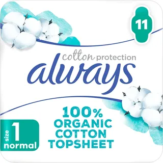 Always Organic cotton normal maandverband
