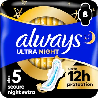 Always Ultra  Maandverbanden Secure Night Extra (maat 5)