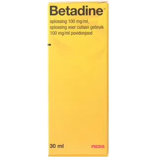Betadine Oplossing voor cutaan gebruik