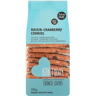 BioToday Rozijnen cranberrykoeken