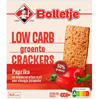 Bolletje Low carb groentecrackers paprika
