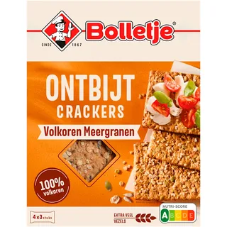 Bolletje Ontbijtcrackers volkoren meergranen