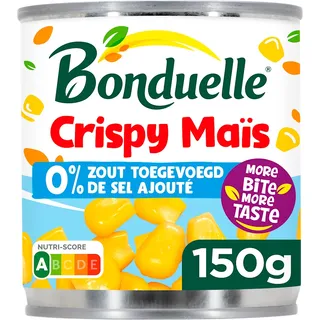 Bonduelle Crispy mais 0% zout toegevoegd