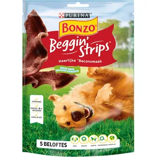Bonzo Beggin' strips baconsmaak hondensnack