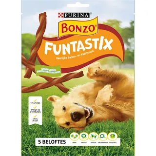 Bonzo Funtastix bacon-kaassmaak hondensnack