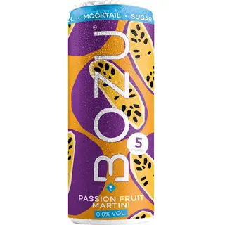 BOZU Mocktail passionfruit martini