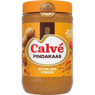Calve Pindakaas met stukjes pinda