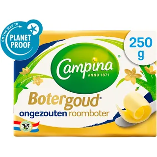 Campina Botergoud ongezouten roomboter