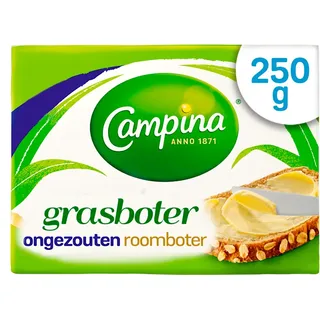 Campina Grasboter ongezouten roomboter