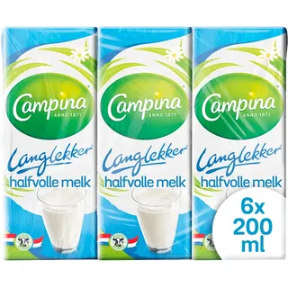 Campina Langlekker halfvolle melk 6-pack