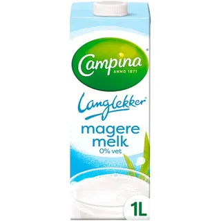Campina Langlekker magere melk 0% vet