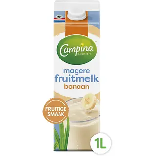 Campina Magere Fruitmelk Banaan