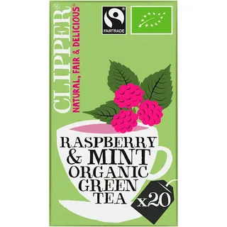 Clipper Raspberry & mint organic green tea