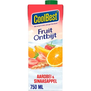 CoolBest Fruit ontbijt sinaasappel & aardbei