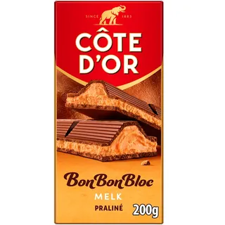 Cote d'Or BonBonBloc chocoladereep praliné melk