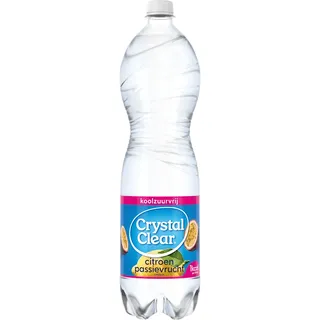 Crystal Clear Koolzuurvrij Citroen Passievrucht