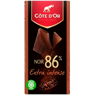 Cote d'Or Chocolade reep extra intense puur 86%