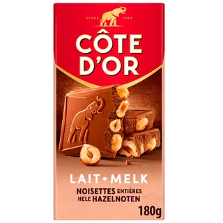 Cote d'Or Chocoladereep melk hele hazelnoten