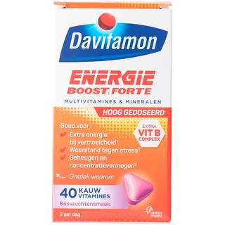Davitamon Energie boost kauwvitamines