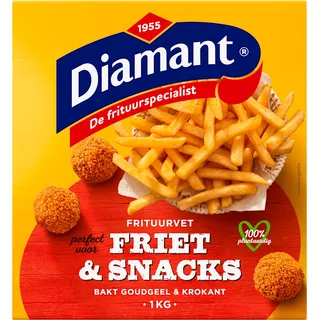 Diamant Friet & snacks vast frituurvet 4-pack