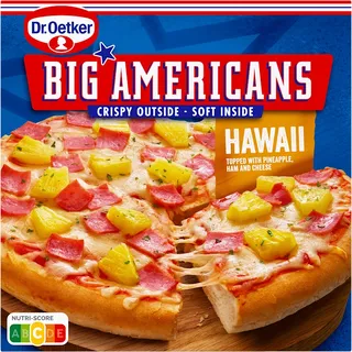 Dr. Oetker Big Americans pizza Hawaii