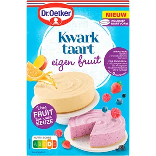 Dr. Oetker Kwarktaart eigen fruit bakmix