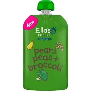 Ella's Kitchen Peren, doperwten + broccoli 4m+ bio