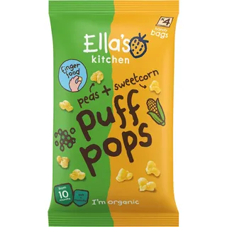 Ella's Kitchen Puff pops erwt + mais 4-pack