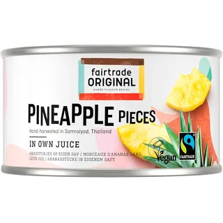 Fairtrade Original Ananas stukjes op eigen sap