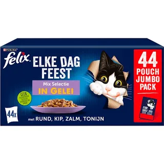 Felix Elke dag feest mix selectie in gelei 44-pack