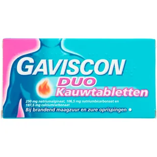 Gaviscon Duo kauwtabletten