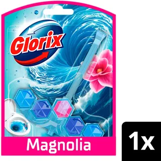 Glorix Pink magnolia blauw water wc-blok