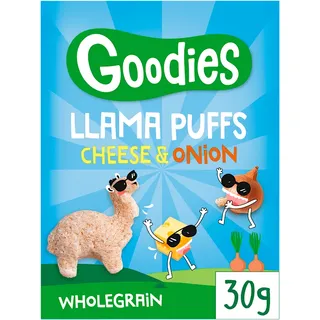 GOODIES Snack dino puffs cheese & onion 3+ jaar