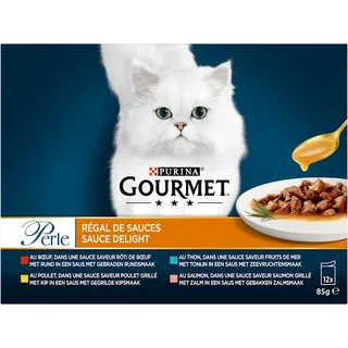 Gourmet Perle sauce delight rund kip tonijn zalm