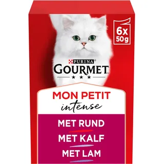 Gourmet Mon petit intense met rund kalf lam 6-pack