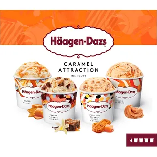 Haagen Dazs Häagen-Dazs Caramel attraction 4-pack