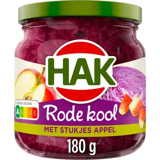 Hak Rode kool met stukjes appel