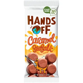 Hands Off Caramel seasalt hazelnut praline