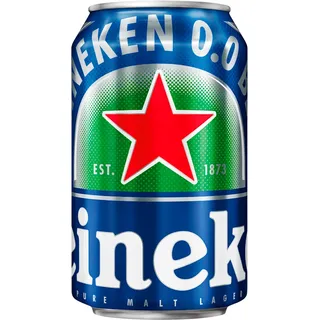 Heineken Premium pilsener 0.0 bier blik