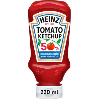 Heinz Tomato ketchup 50% minder suikers & zout