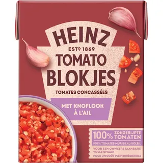 Heinz Tomaten blokjes met knoflook