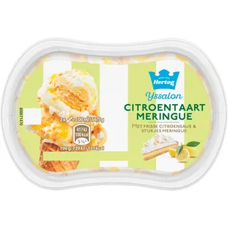 Hertog IJssalon Mini IJs Citroentaart Meringue