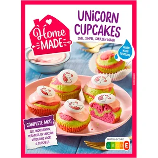 Homemade Mix voor unicorn cupcakes