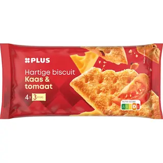 Huismerk Hartige Biscuits Kaas & Tomaat