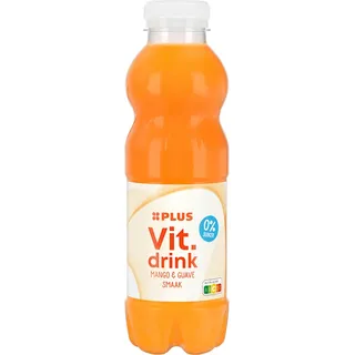 Huismerk Vitamin drink mango guave 0%