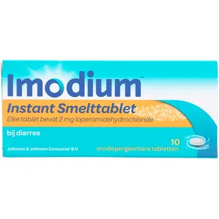 Imodium Instant smelttabletten bij diarree,