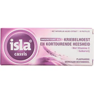 Isla Cassis zuigtablet tegen kriebelhoest