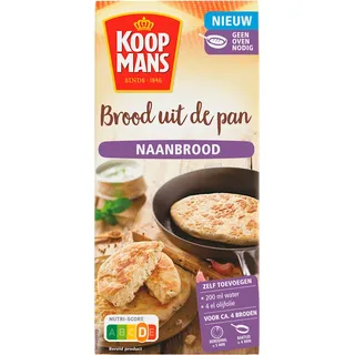 Koopmans Brood uit de pan naanbrood